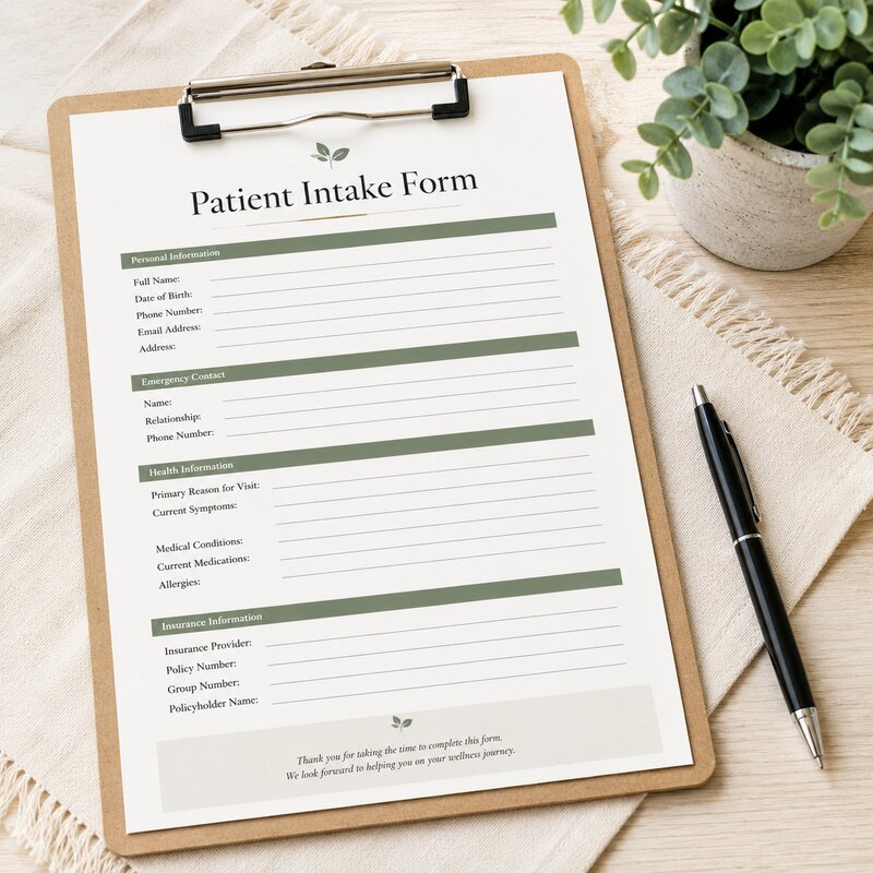 Patient Intake Forms